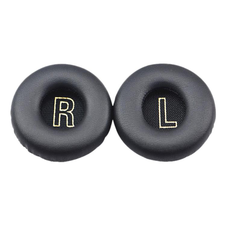 

For Meizu HD50 2pcs Protein Leather Snap-on Type Earphone Covers(Black)