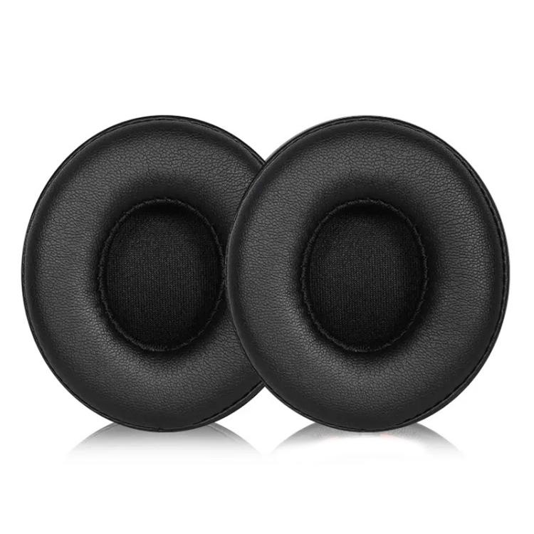 

1 Pair Protein Leather Replacement Earpads For Beats Solo3 / Solo2(Black)