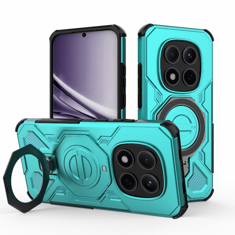 

For Redmi Note 15 Pro 5G Global 163.6mm J-20 Solid Color MagSafe Magnetic TPU+PC Phone Case(Lake Blue)