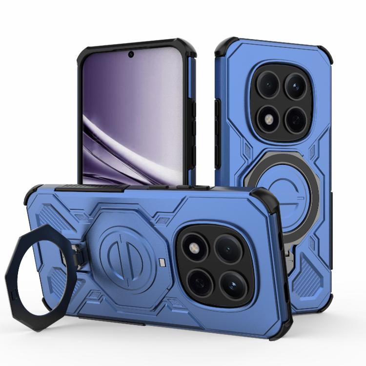 

For Redmi Note 15 Pro 5G Global 163.6mm J-20 Solid Color MagSafe Magnetic TPU+PC Phone Case(Blue)