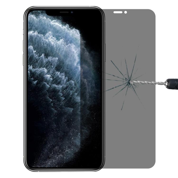 

For iPhone 11 Pro Max / XS Max 9H 3D HD Anti-glare Fine Hole Full Screen Tempered Glass Film