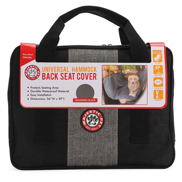 

Pet Car Back Seat Cover Oxford Cloth Waterproof Cushion(黑色)