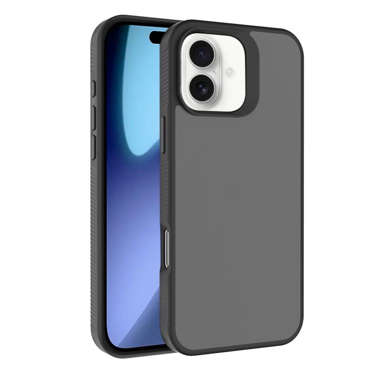 

For iPhone 17 Kalebol Frosted PC Hybrid TPU Phone Case(Black)