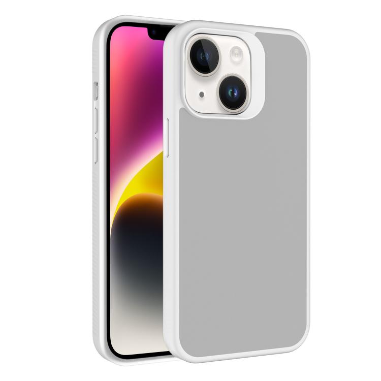 

For iPhone 14 Kalebol Frosted PC Hybrid TPU Phone Case(White)