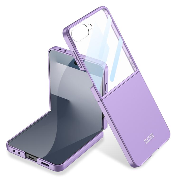 

For Samsung Galaxy Z Flip7 5G GKK Integrated Ultra-thin Full Coverage Phone Case(Purple)