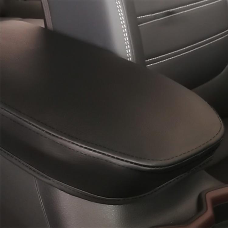 

Car Central Armrest Box Protective Leather Cover for Toyota RAV4 2000(Black)