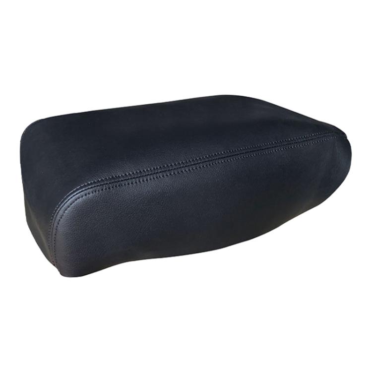 

Car Central Armrest Box Protective Leather Cover for Ford Explorer 2011-2019(Black)