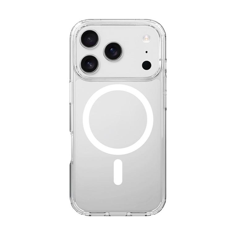 

For iPhone 17 Pro Kalebol Clear MagSafe PC Hybrid TPU Shockproof Phone Case(Transparent)