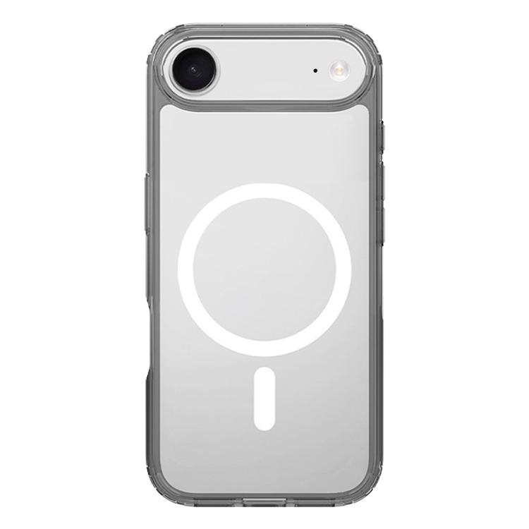 

For iPhone 17 Air Kalebol Clear MagSafe PC Hybrid TPU Shockproof Phone Case(Grey)