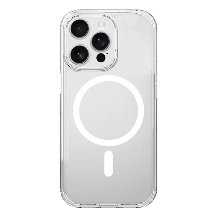 

For iPhone 15 Pro Max Kalebol Clear MagSafe PC Hybrid TPU Shockproof Phone Case(Transparent)