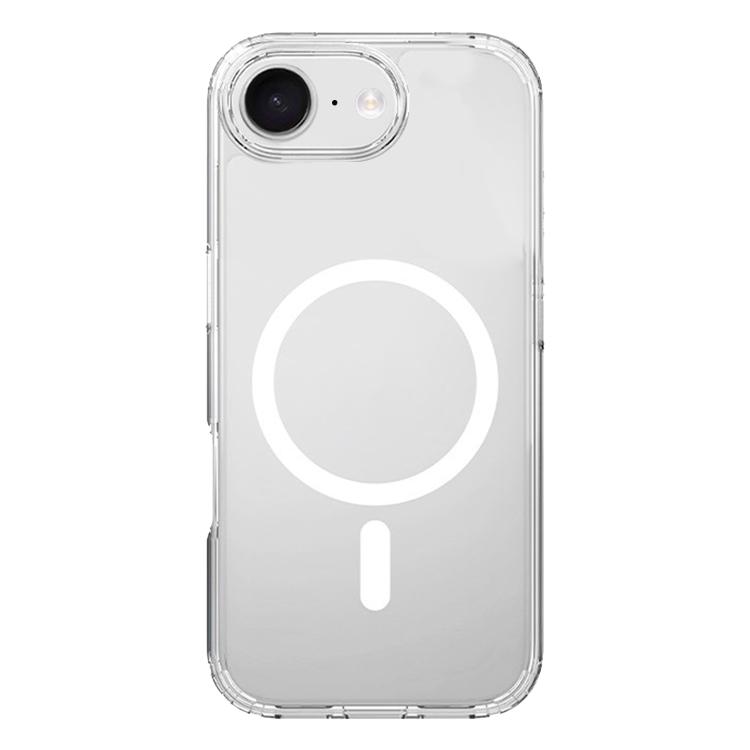

For iPhone 16e Kalebol Clear MagSafe PC Hybrid TPU Shockproof Phone Case(Transparent)