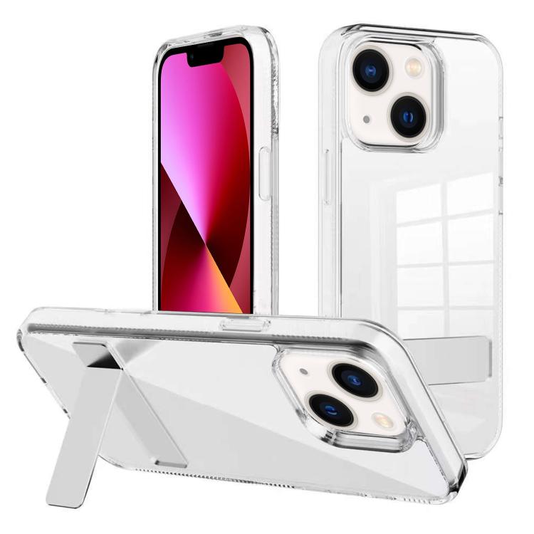 

For iPhone 13 Kalebol Holder Clear Acrylic Hybrid TPU Phone Case(Transparent)