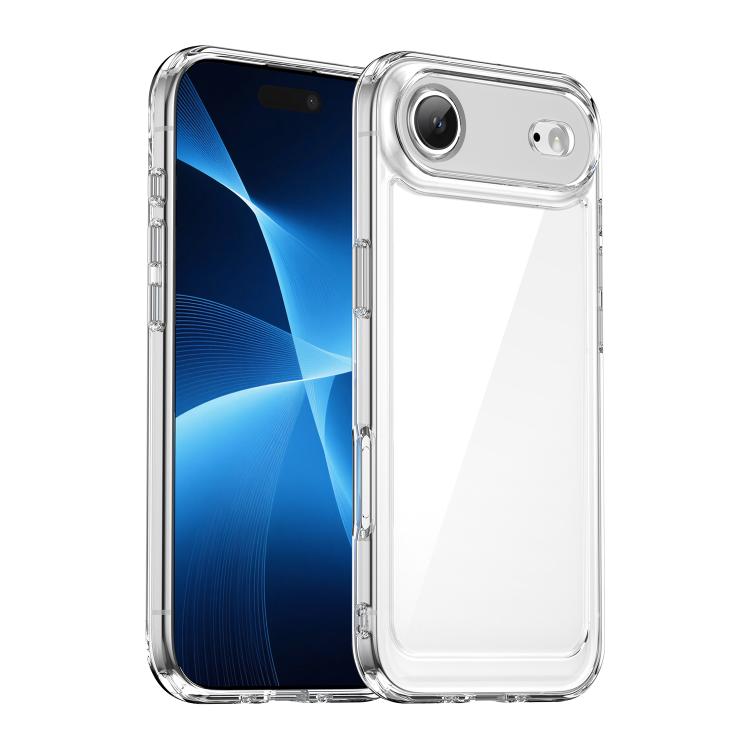 

For iPhone 17 Air Colorful Series Acrylic + TPU Phone Case(Transparent)