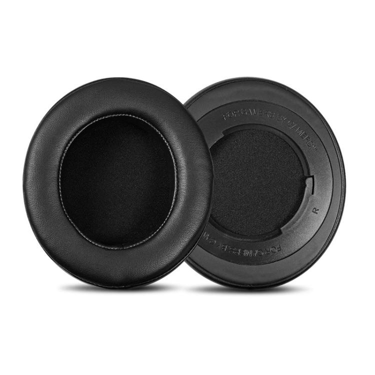 

1 Pair Rotating Snap-on Replacement Earpads For Razer Kraken Pro V2, Material:Protein Leather(Black)