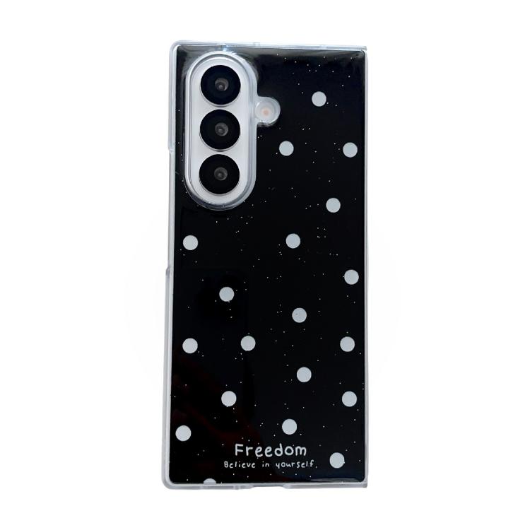 

For Samsung Galaxy Z Fold7 5G Glitter Powder Dots Pattern Phone Case(Black)