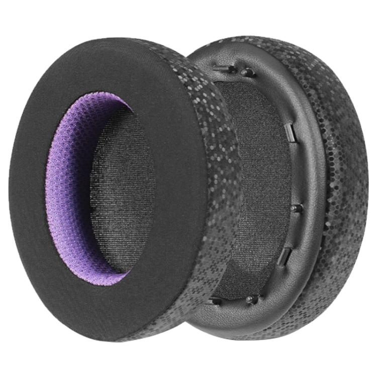 

2 Pack Ice Skin Earphone Replacement Earpads Pads For Sony WH-1000XM3(Black Purple)