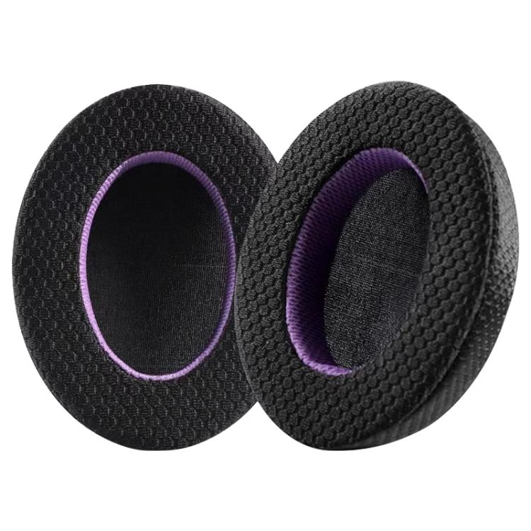 

2 Pack Mesh Earphone Replacement Earpads Pads For Sony WH-1000XM3(Black Purple)