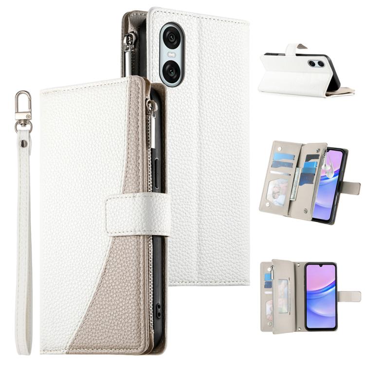 WOWUDI Funda Para Sony Xperia 10 Vi 2024,Carcasa Libro Cuero PU Con