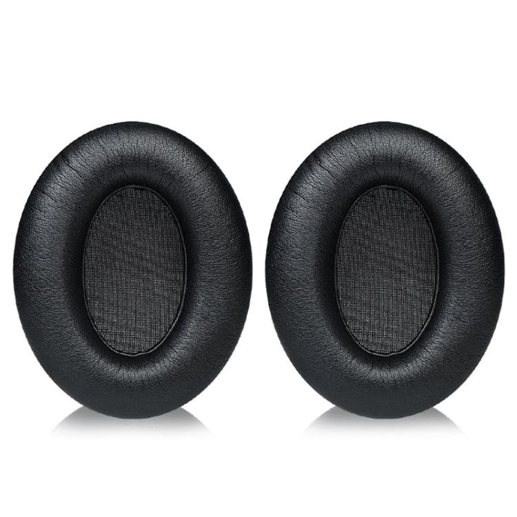 

2pcs Snap-on Replacement Earpads For Sennheiser HD201 / HD201S / HD180 / HD418 / HD419 / HD421 / HD428 / HD429 / HD438 / HD439 / HD448 / HD450, Material:Protein Leather(Black)