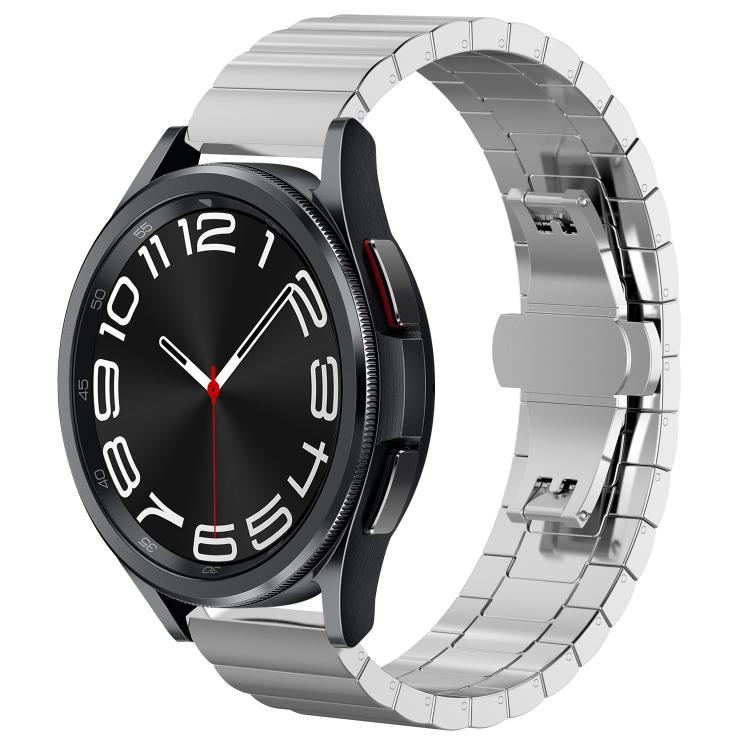 

20mm xDfind One-bead Bamboo Solid Stainless Steel Watch Band(Silver)