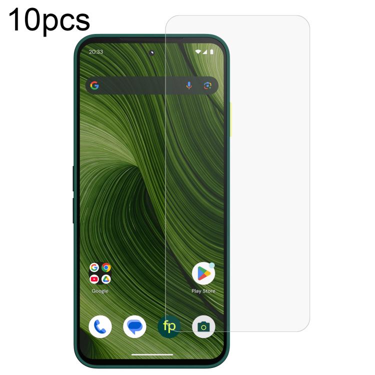 

For Fairphone 6 10pcs 0.3mm High Aluminum Tempered Glass Film