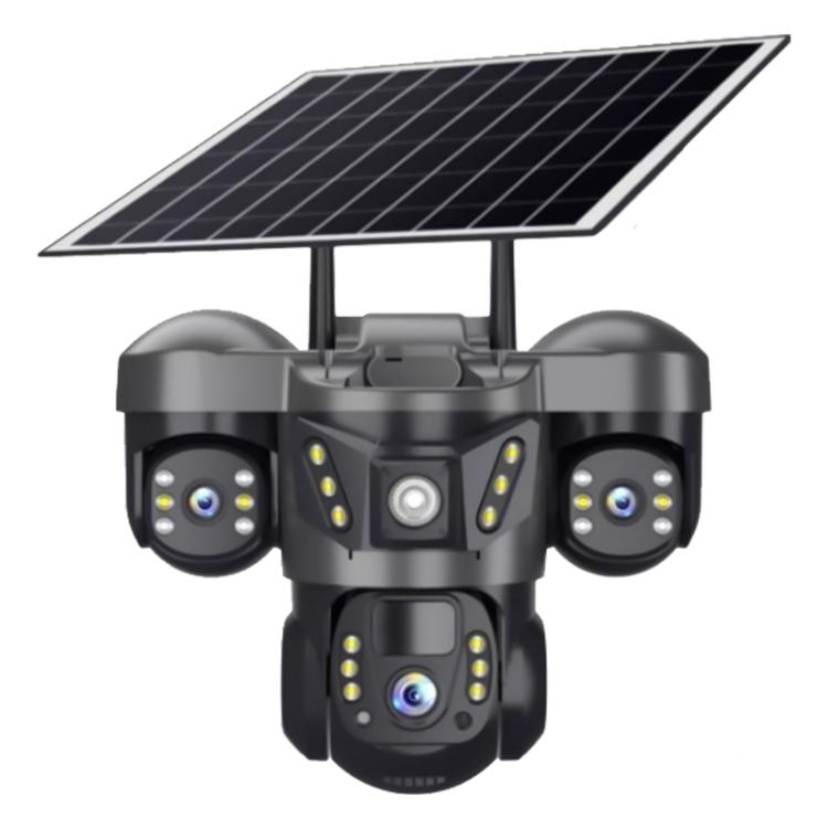 

VTS29 6MP Multi-lens Panoramic Solar Surveillance PTZ Dome Camera, Model:Southeast Asia WiFi(Black)