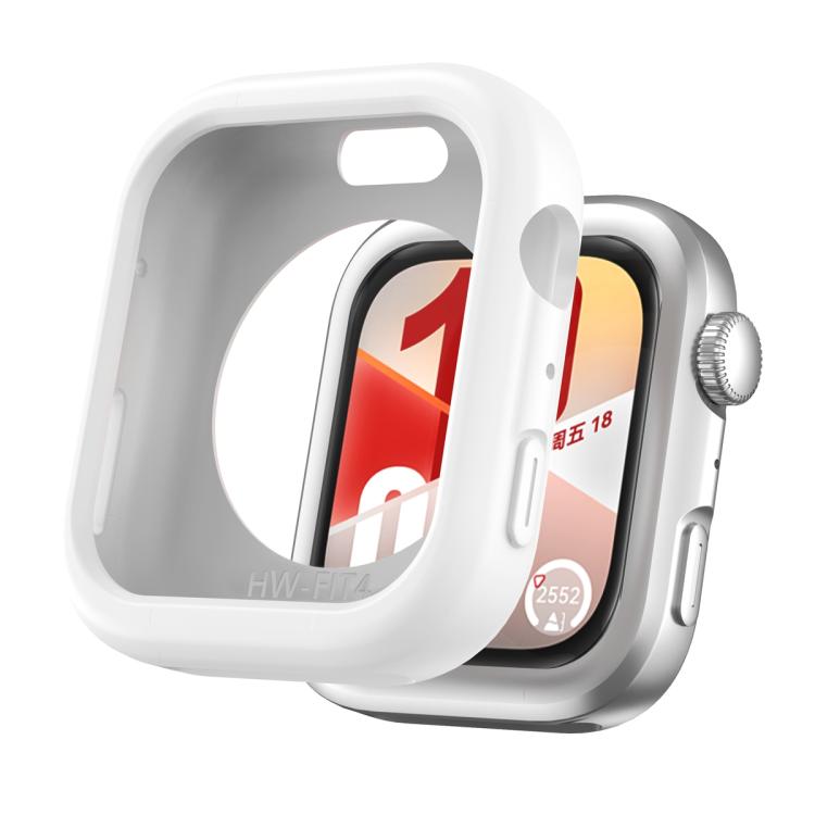 

For Huawei Watch Fit 4 Silicone Watch Protective Case(White)