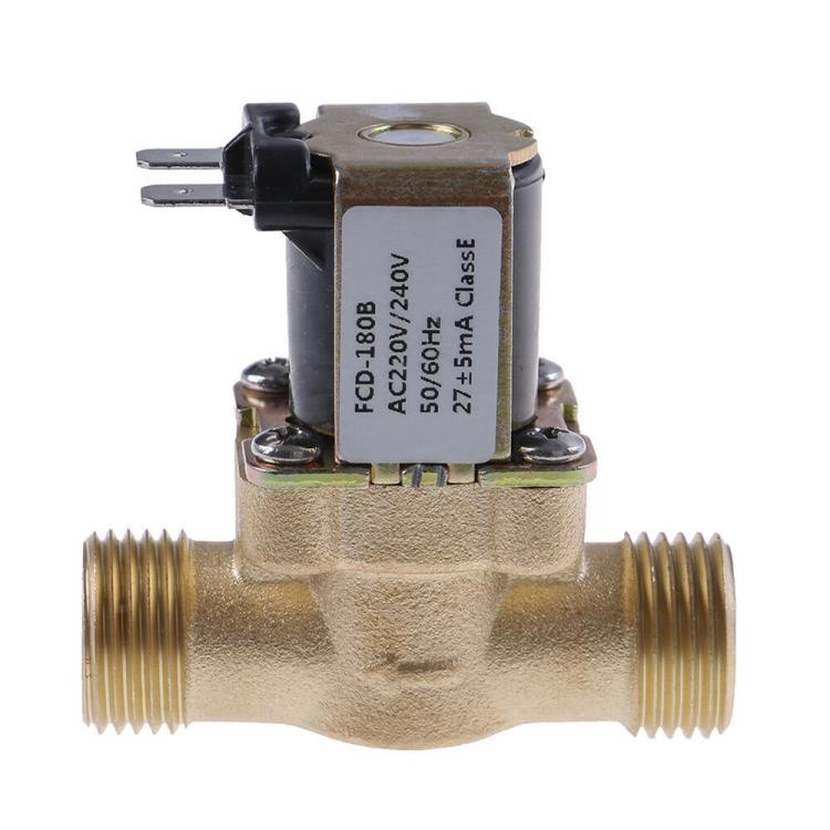 

AC 220V Copper Four-point Solenoid Valve, Pressurized Water Inlet Valve, Solar Water Heater Valve