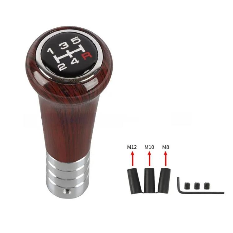 

Car Manual Gear Lever Knob Aluminum Alloy Gear Shift Knob(Wood Grain A Type)