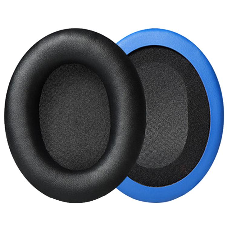 

2 Pack Protein Leather Earphone Replacement Earpads Pads For HyperX Cloud 1 / I / 2 / II / 3(Black Blue)