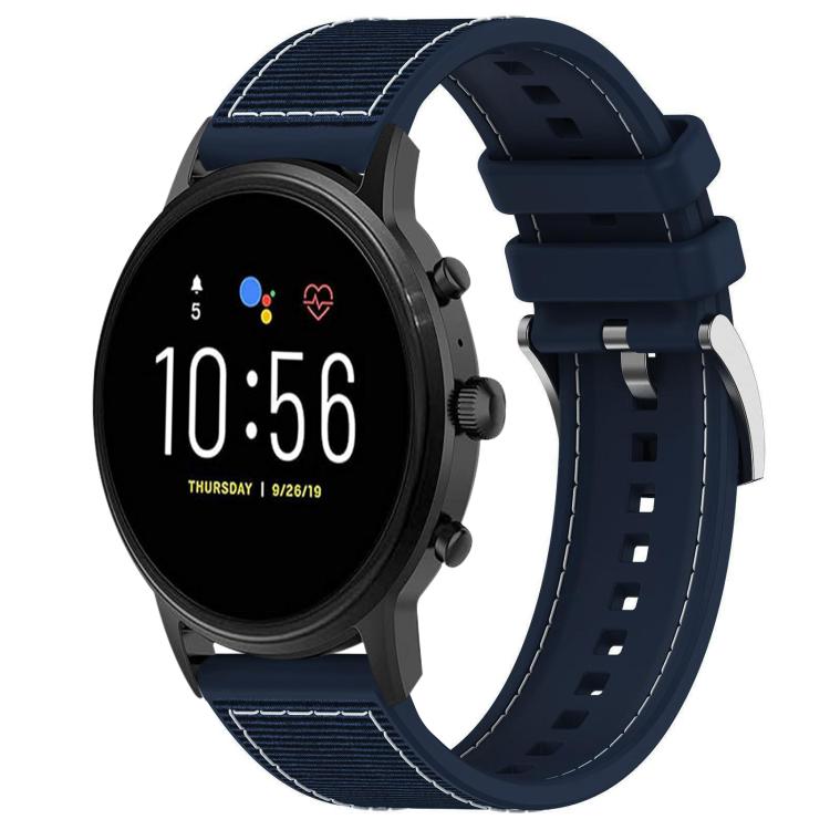 22mm For Fossil Gen Carlyle Julianna xDfind Hybrid Nylon Braid