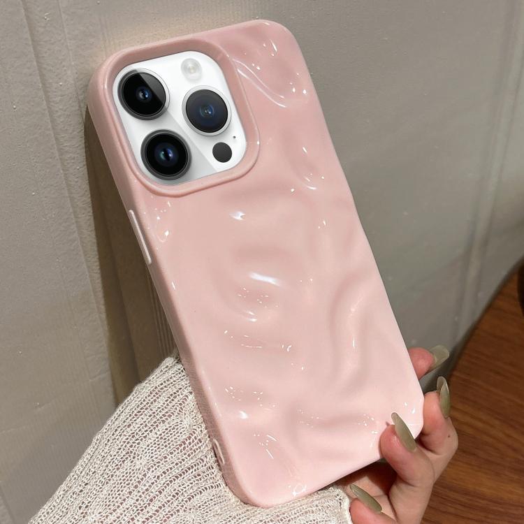 

For iPhone 12 Pro Max Meteorite Texture Solid Color Glaze TPU Phone Case(Pink)
