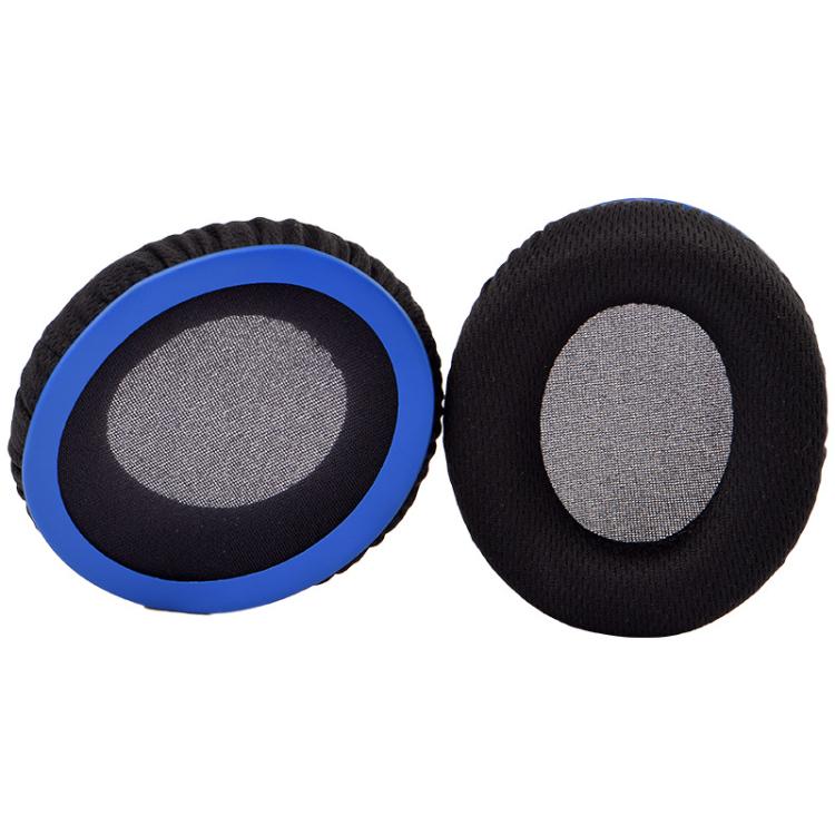 

2 Pack BK Cloth Earphone Replacement Earpads Pads For HyperX Cloud Chat / Cloud Stinger Core(Black Blue)