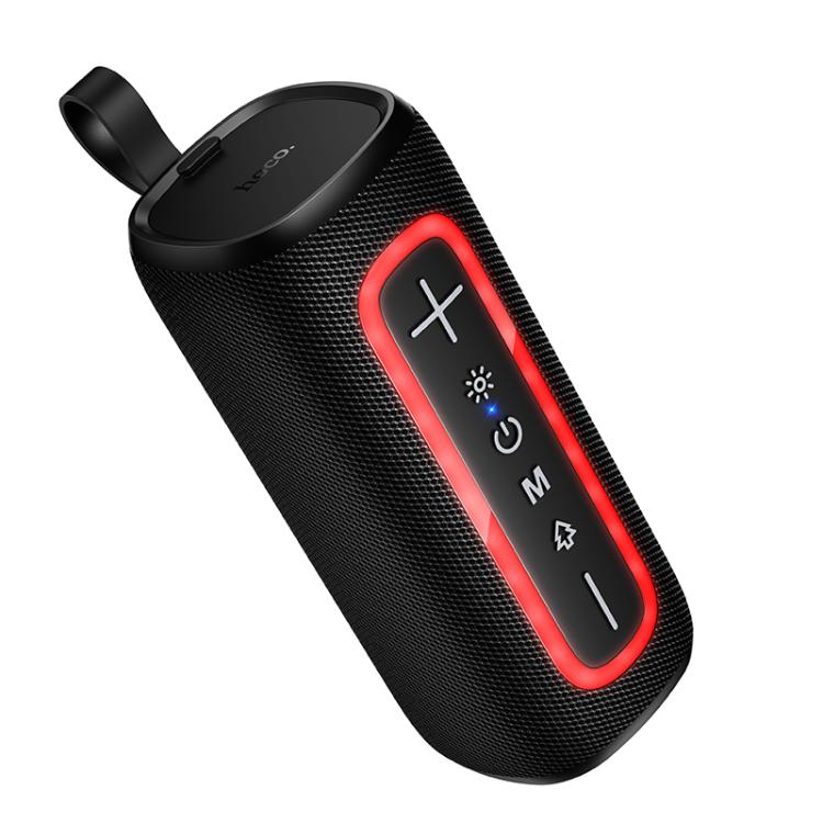 

hoco HC36 Brocade Sports Bluetooth 5.4 Speaker Support TWS / FM / TF Card / USB / AUX(Black)
