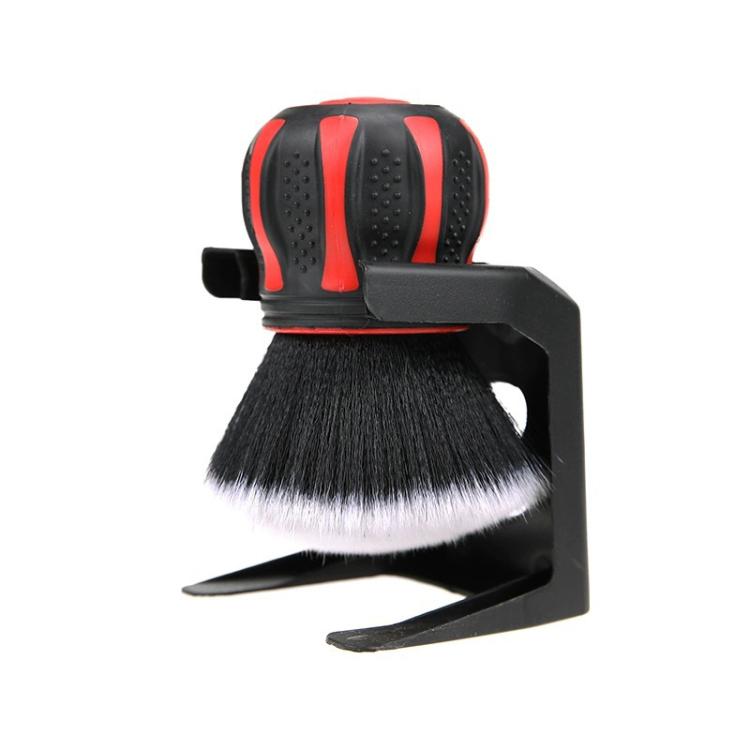 

Car Large Round Head Soft Bristle Ball Interior Cleaning Brush(Wine Red)
