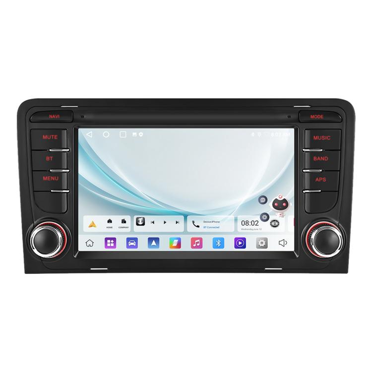 

For Audi A3 8P 2003-2012 Android 15 7 inch Smart Central Control Car GPS Navigator Car MP5 Player, Memory:Standard+AHD+Microphone
