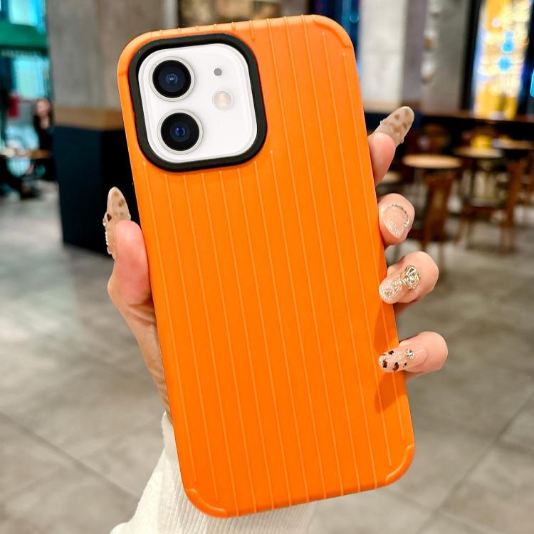 

For iPhone 12 Luggage-Inspired Design MagSafe Full Coverage Phone Case(Yellow)