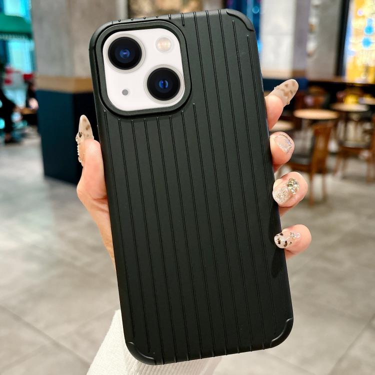

For iPhone 13 Luggage-Inspired Design MagSafe Full Coverage Phone Case(Black)