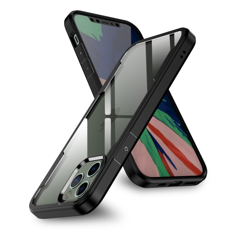 

For iPhone 12 Pro Max Freelander Shockproof TPU + PC Case(Black)