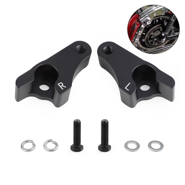 

Motorcycle 2 inch Rear Slam Shock Lowering Blocks Kits for Harley 2002-2022(Black)