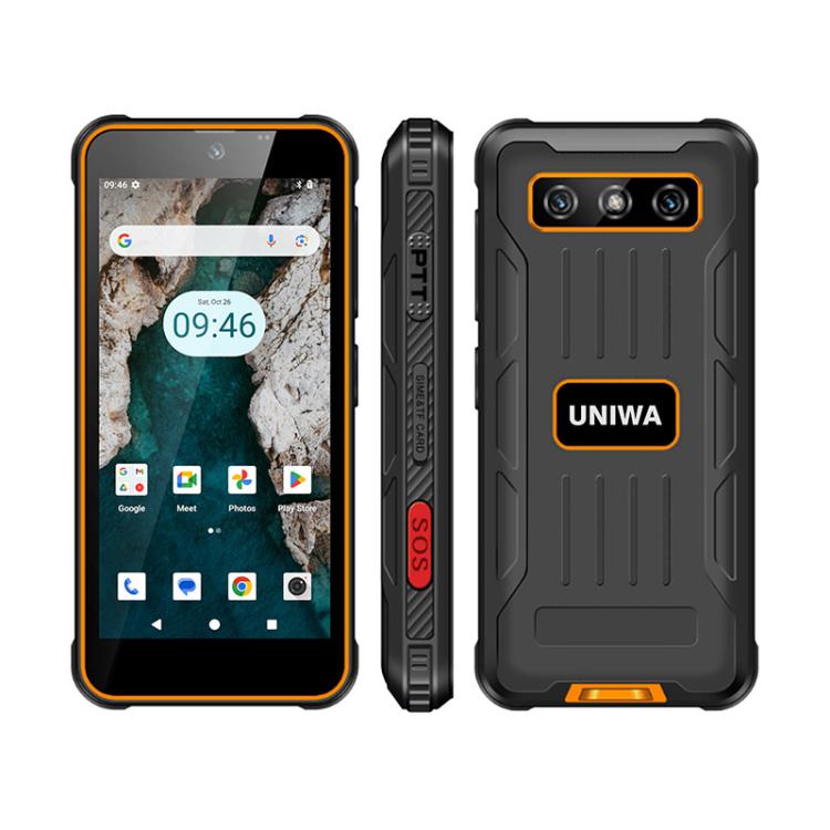 

UNIWA R4001 Rugged Phone, Night Vision, 4GB+64GB, 4.0 inch Android 14 Unisoc T606 Octa Core, Network: 4G, OTG, NFC, Plug:EU Plug(Black)