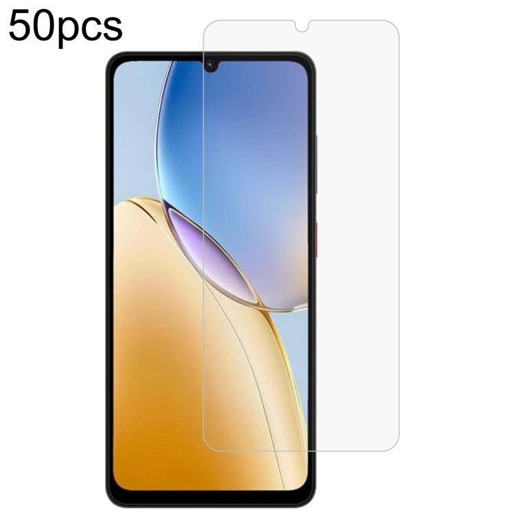 

For ZTE Blade A56 Pro 50pcs 0.3mm High Aluminum Tempered Glass Film