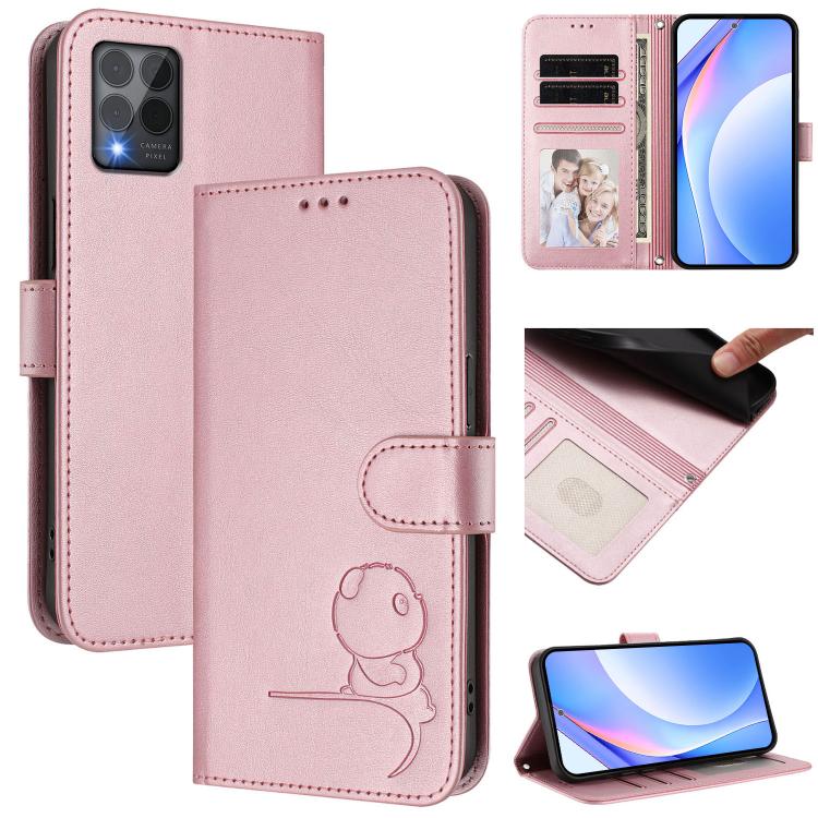 For T-Mobile Revvl 6 Pro / Revvl 6x Pro 5G Litter Panda Embossing RFID Leather Phone Case with Lanyard(Pink) For T-Mobile Revvl 6 Pro / Revvl 6x Pro 5G Litter Panda Embossing RFID Leather Phone Case with Lanyard(Pink)