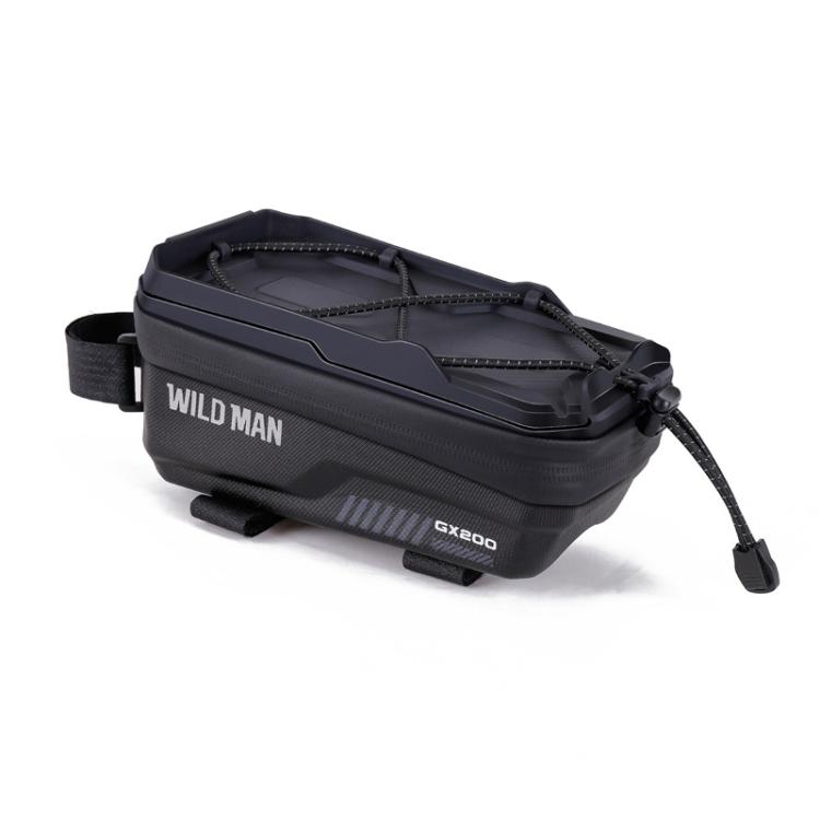 

WILD MAN GX200 Mountain Bicycle EVA Hard Shell Bag Bike Front Fixing bracket(Black)