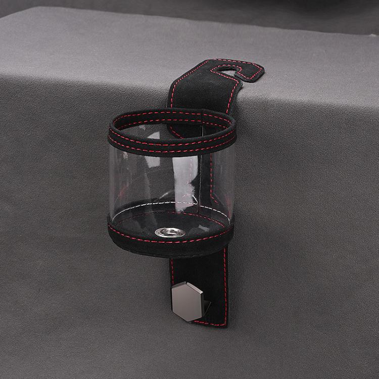

Car Water Cup Holder Seat Back Single Hanger Hook(Black)