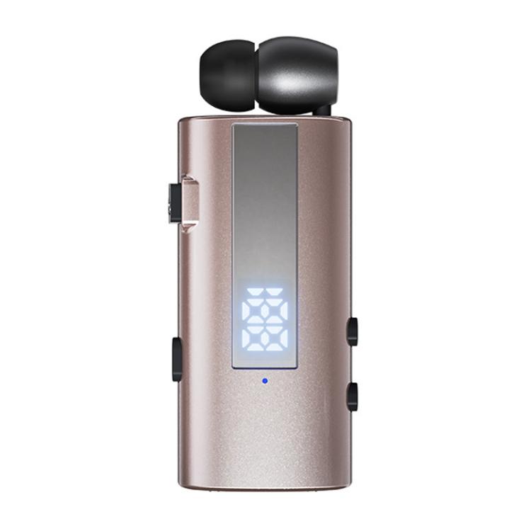 

K92 Collar Clip Wireless Bluetooth Earphone(Pink)