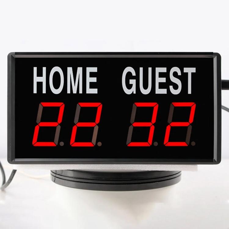 

KYX--0014 LED Portable Electronic Scoreboard Remote Control Sports Game Score Record, Plug:AU Plug(Black)