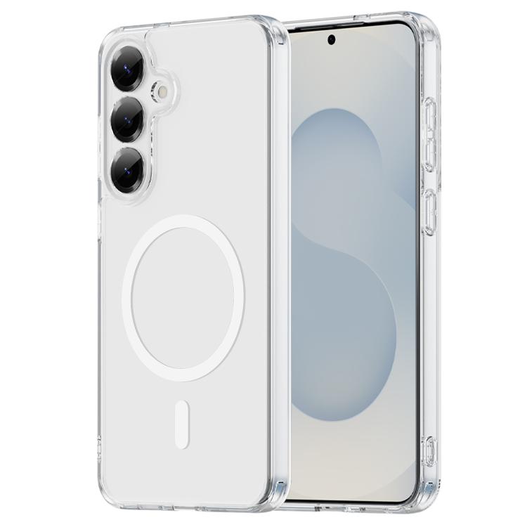 

For Samsung Galaxy S25+ 5G PC Hybrid TPU Airbag Shockproof MagSafe Phone Case(Transparent)