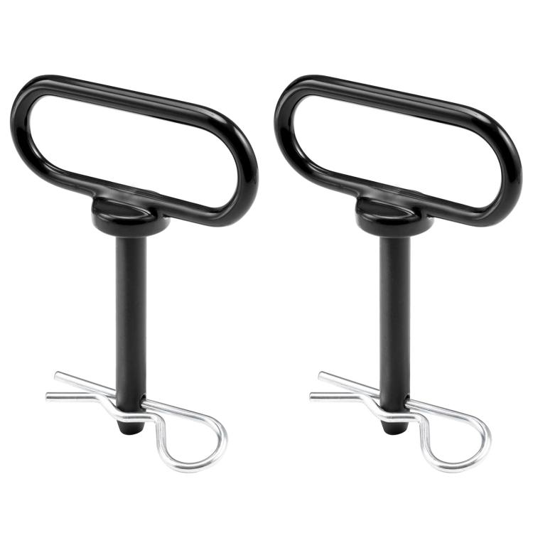 

5/8 inch Lawn Tow Behind Attachment Hitch Tractor Towing Hitch Pin(Black)