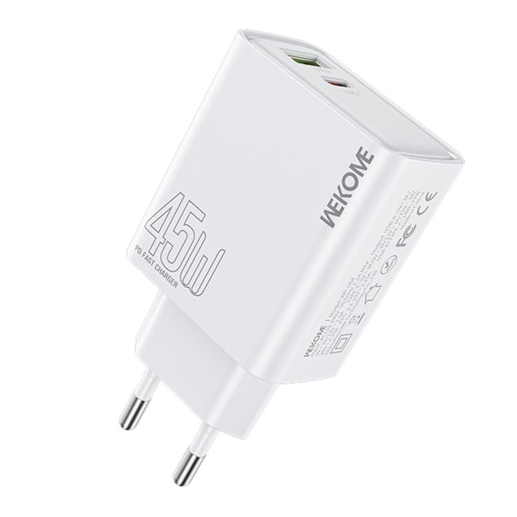 

EU Plug WK WP-U64 45W Kinkong Flash Charge USB+Type-C Port Fast Charger